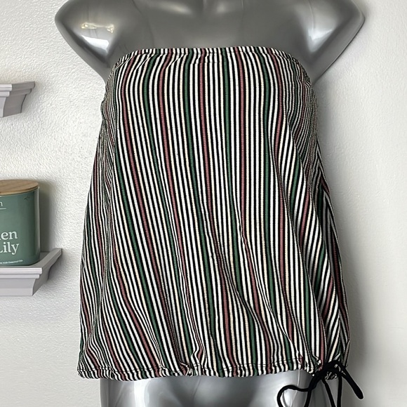 Turquoise Couture Strapless Swim Top NWOT - Picture 2 of 16